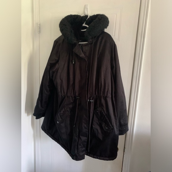Torrid Nylon Functional Parka Black Size 2X - Picture 6 of 16